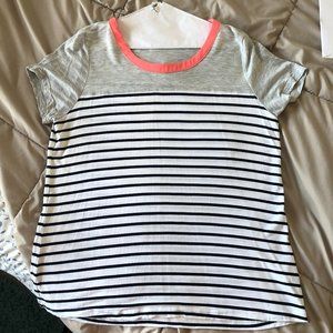 Skies Are Blue Brand Contrast Top